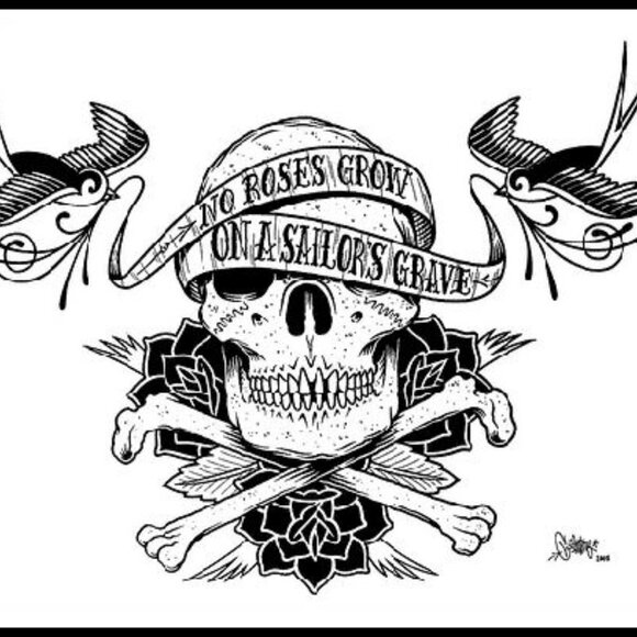 REBEL8 - NO ROSES GROW - ARMY GREEN - Picture 2 of 3